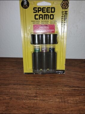 Source Unknown Speed Camo Shotgun Snap Caps in Green, Brown, Black